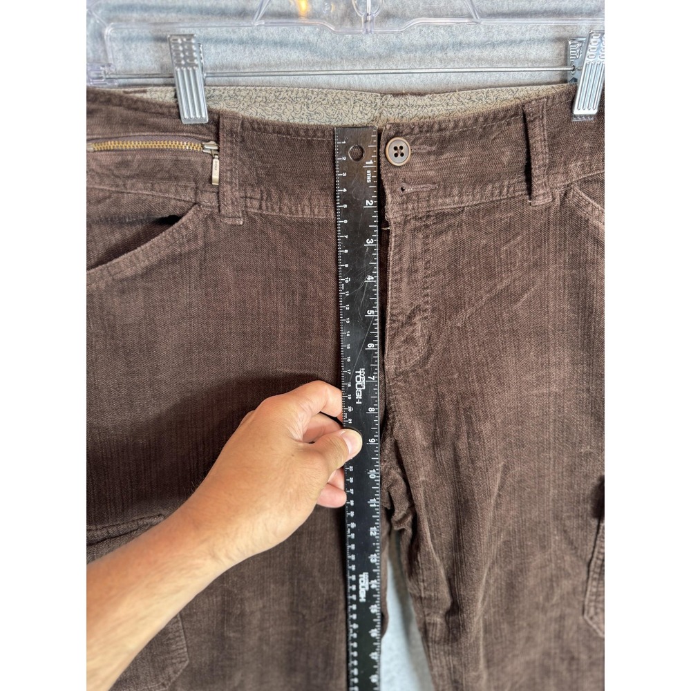 Woolrich Pants Womens 10 Brown Corduroy Cargo Pockets Outdoor Casual‎ Workwear - Picture 3 of 13